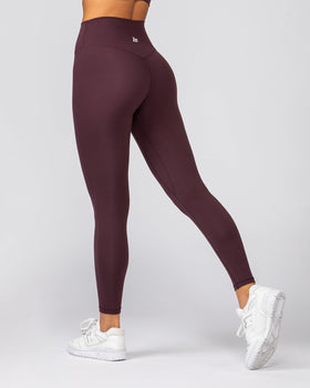 Zero Rise Everyday Ankle Length Leggings - Fig-Leggings-XXS-022524FIG-XXS-MNAPPRL41473-1-Muscle Nation
