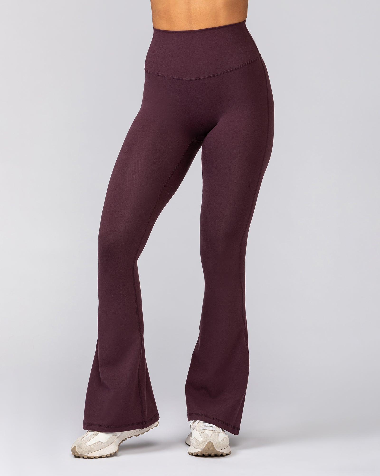 Zero Rise Everyday Flare Leggings - Fig-Leggings-XXS-022525FIG-XXS-MNAPPRL41455-2-Muscle Nation
