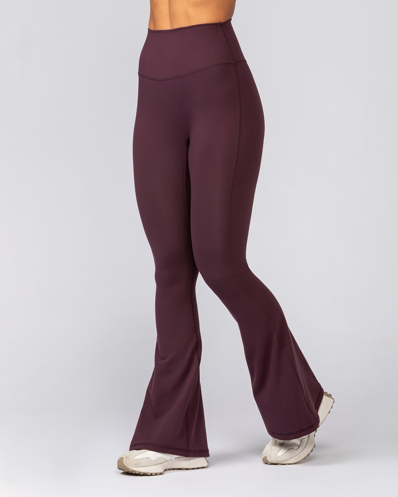 Zero Rise Everyday Flare Leggings - Fig-Leggings-XXS-022525FIG-XXS-MNAPPRL41455-3-Muscle Nation
