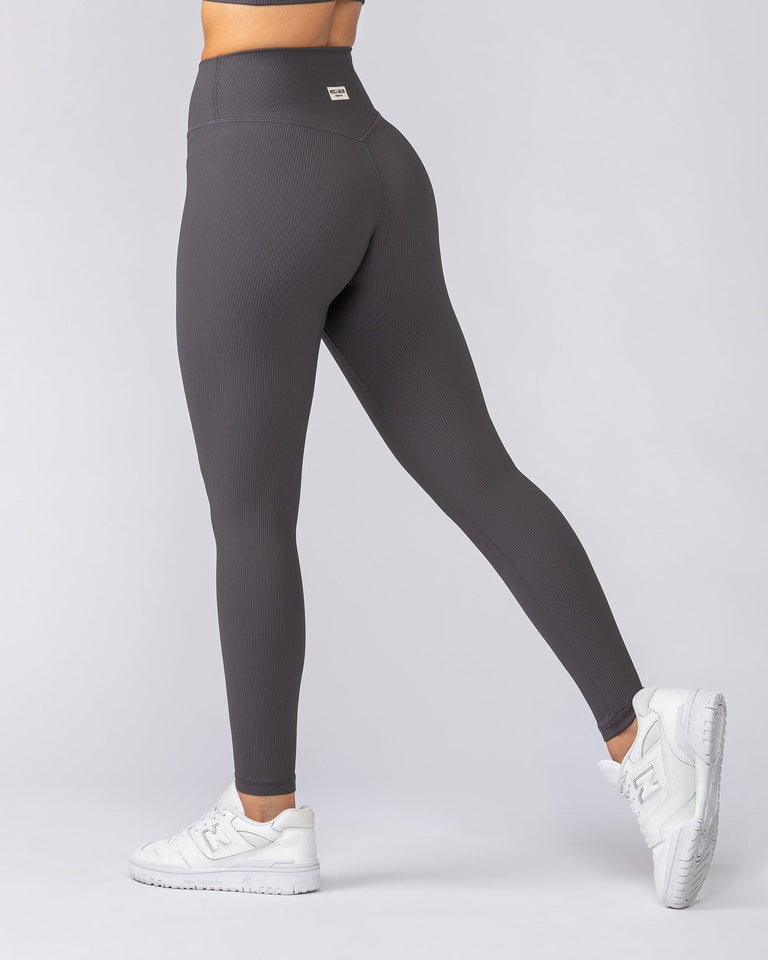 Phantom 18 Rib Zero Rise Rib Ankle Length Leggings - Phantom – Muscle Nation