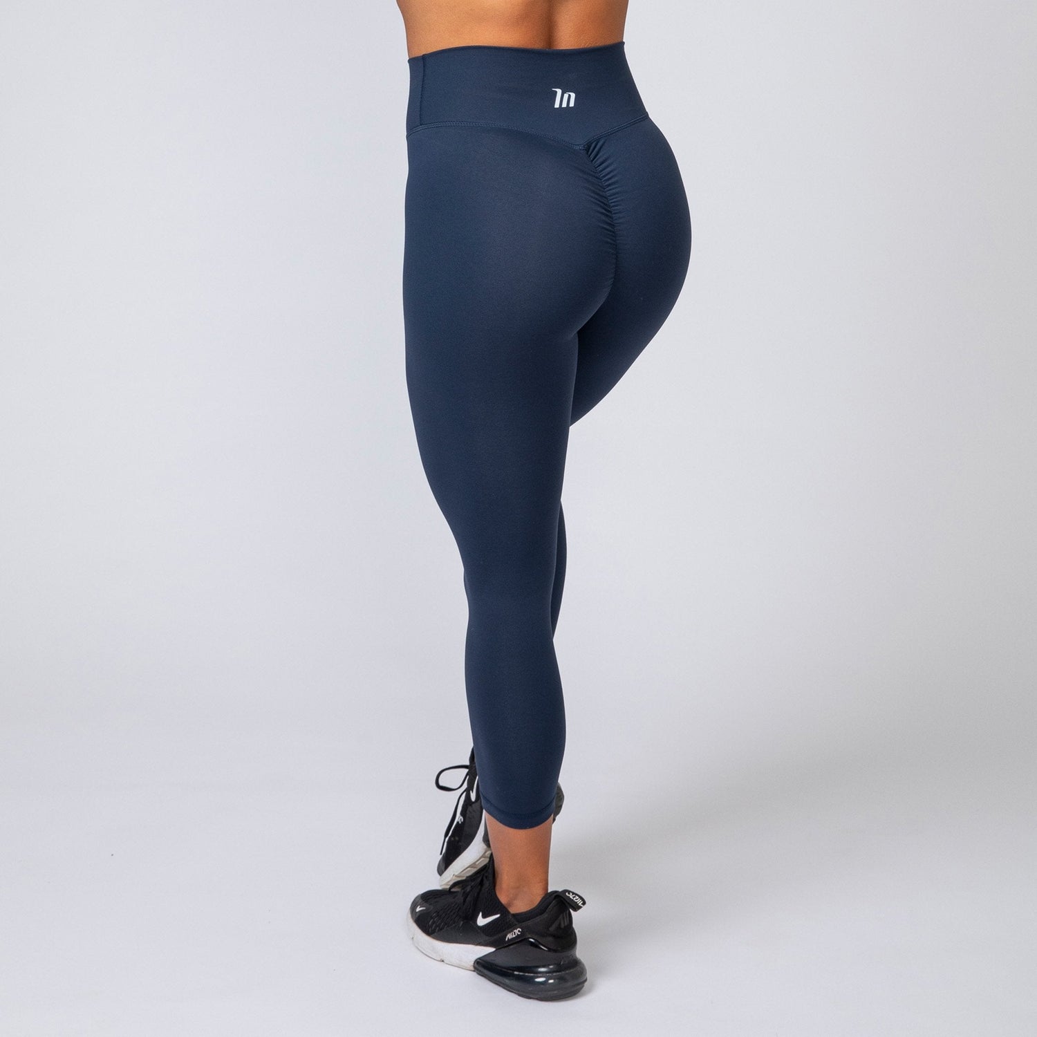 Signature Scrunch 7/8 Leggings - Navy-Leggings-XXS-MNAPPRL9830-MNAPPRL9830-1-Muscle Nation