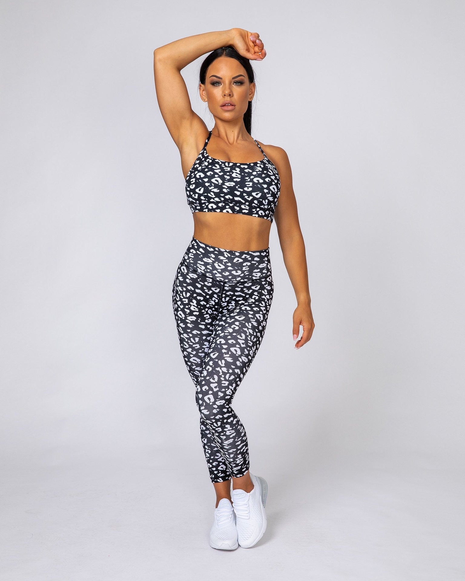 Signature Scrunch 7/8 Leggings - Black Leopard-Leggings-XXS-MNAPPRL8732-MNAPPRL8732-4-Muscle Nation