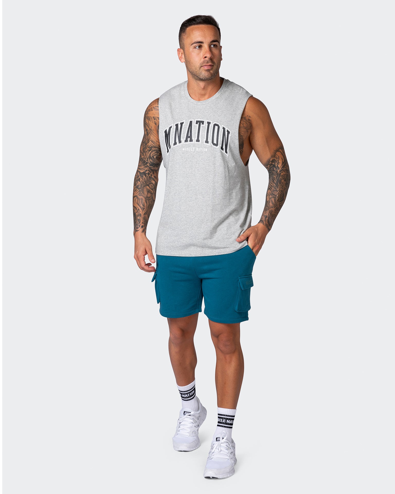 Cargo Shorts - Marine-Shorts-S-112237MARINE-S-MNAPPRL18379-7-Muscle Nation