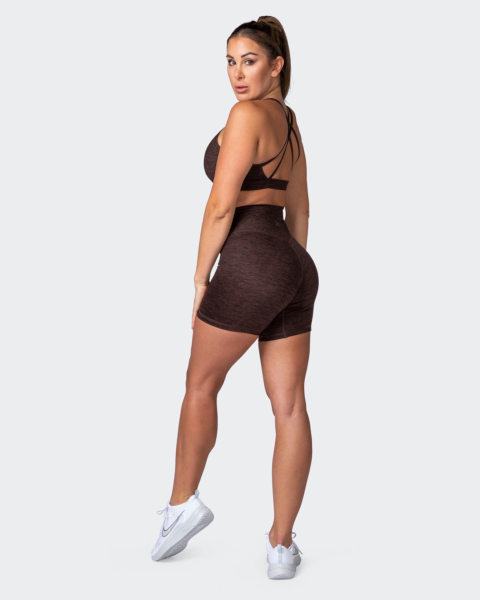 Aim High Bra - Coffee Marl-Sports Bras-XS-112217COFEMAR-XS-MNAPPRL19019-6-Muscle Nation