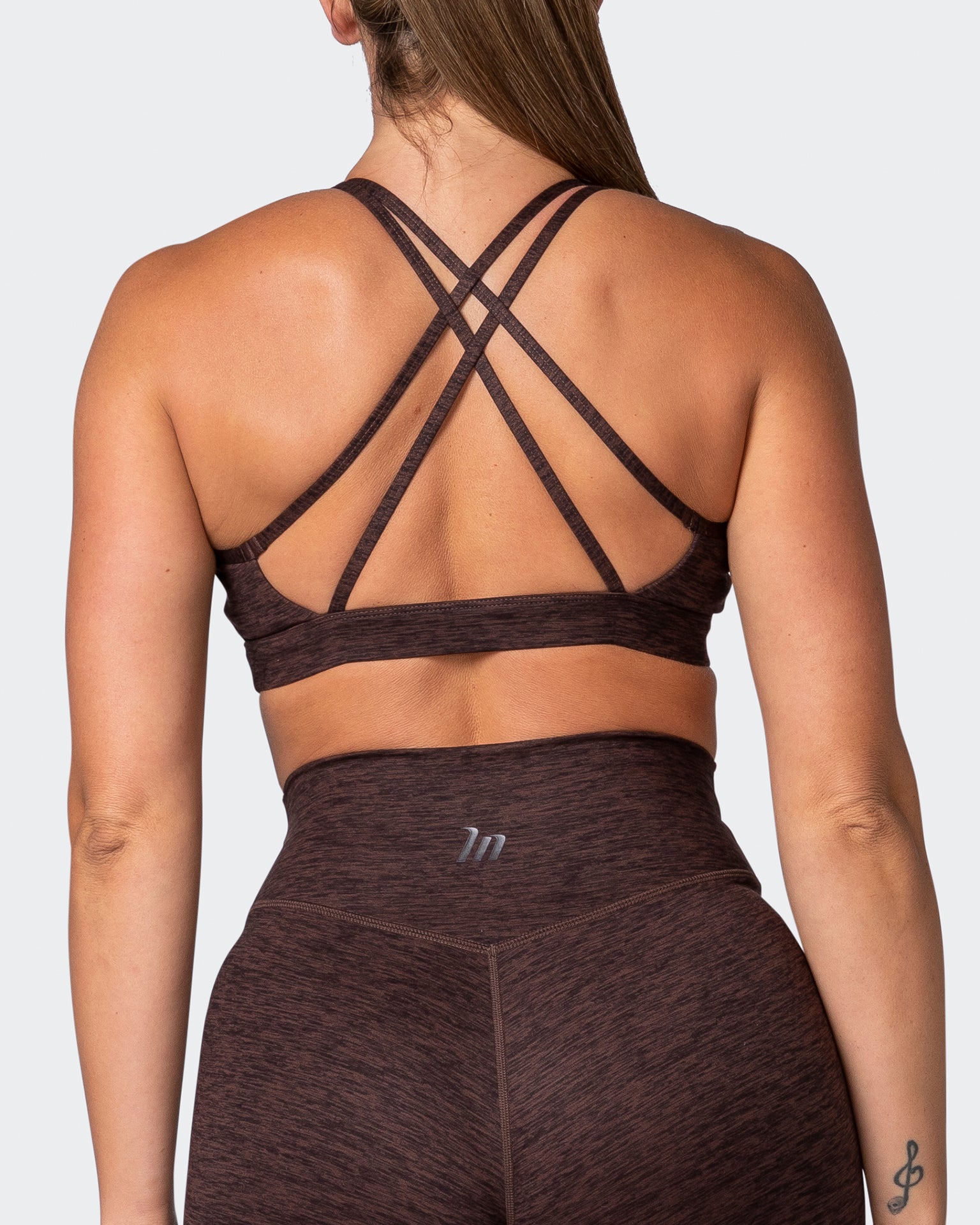 Aim High Bra - Coffee Marl-Sports Bras-XS-112217COFEMAR-XS-MNAPPRL19019-5-Muscle Nation
