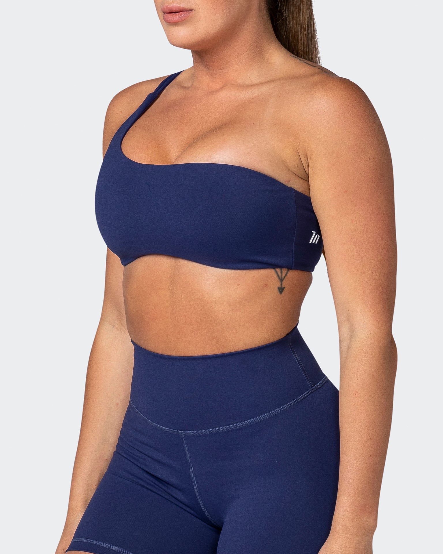 Movement One Shoulder Bralette - Ink-Bralettes-XS-112243INK-XS-MNAPPRL19933-3-Muscle Nation