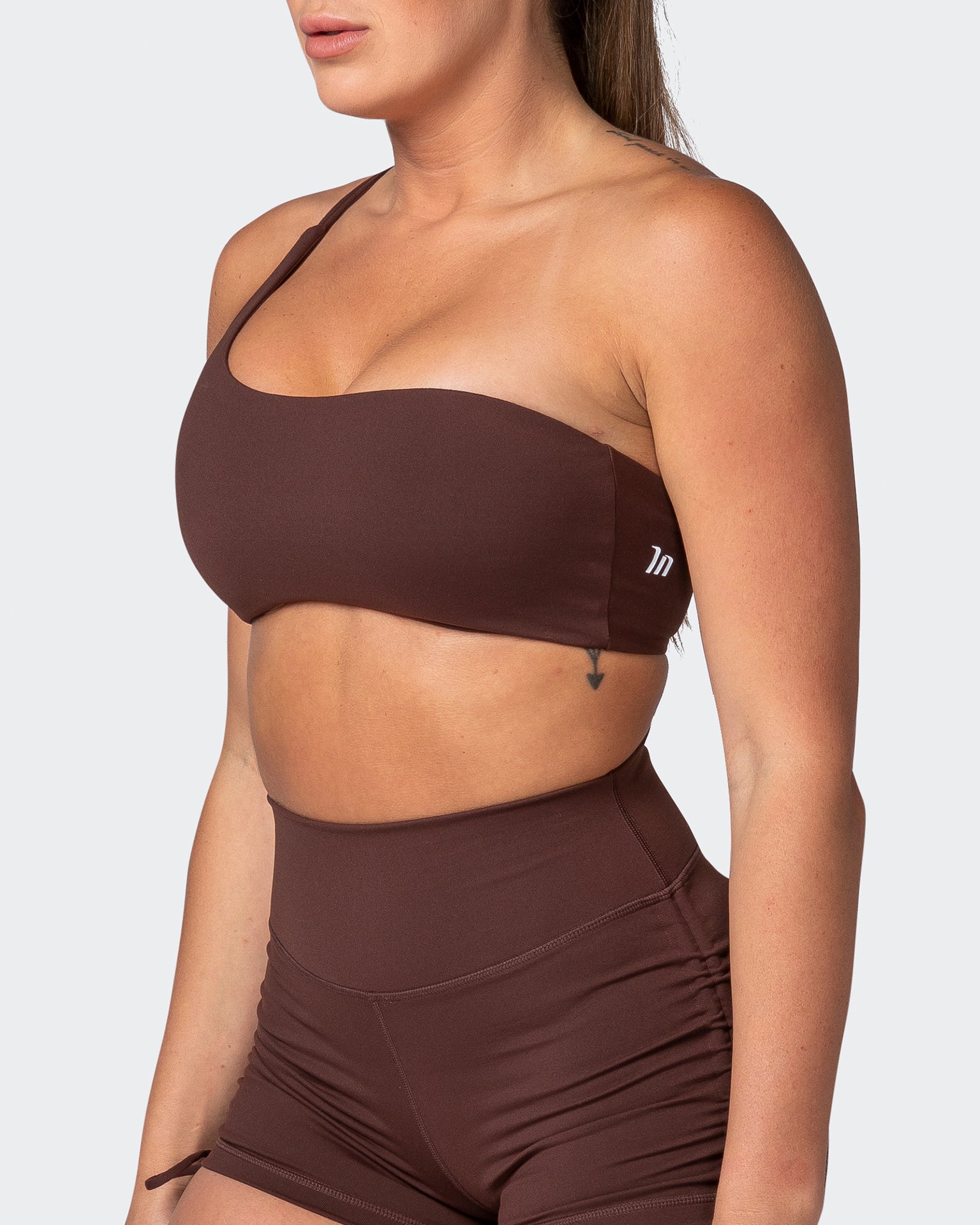 Movement One Shoulder Bralette - Coffee-Bralettes-XS-112243COFFEE-XS-MNAPPRL19845-3-Muscle Nation
