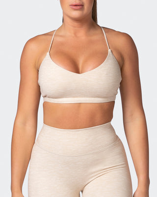 Sun Kissed Bralette - Almond Marl-Bralettes-XS-112215ALMDMAR-XS-MNAPPRL18905-2-Muscle Nation