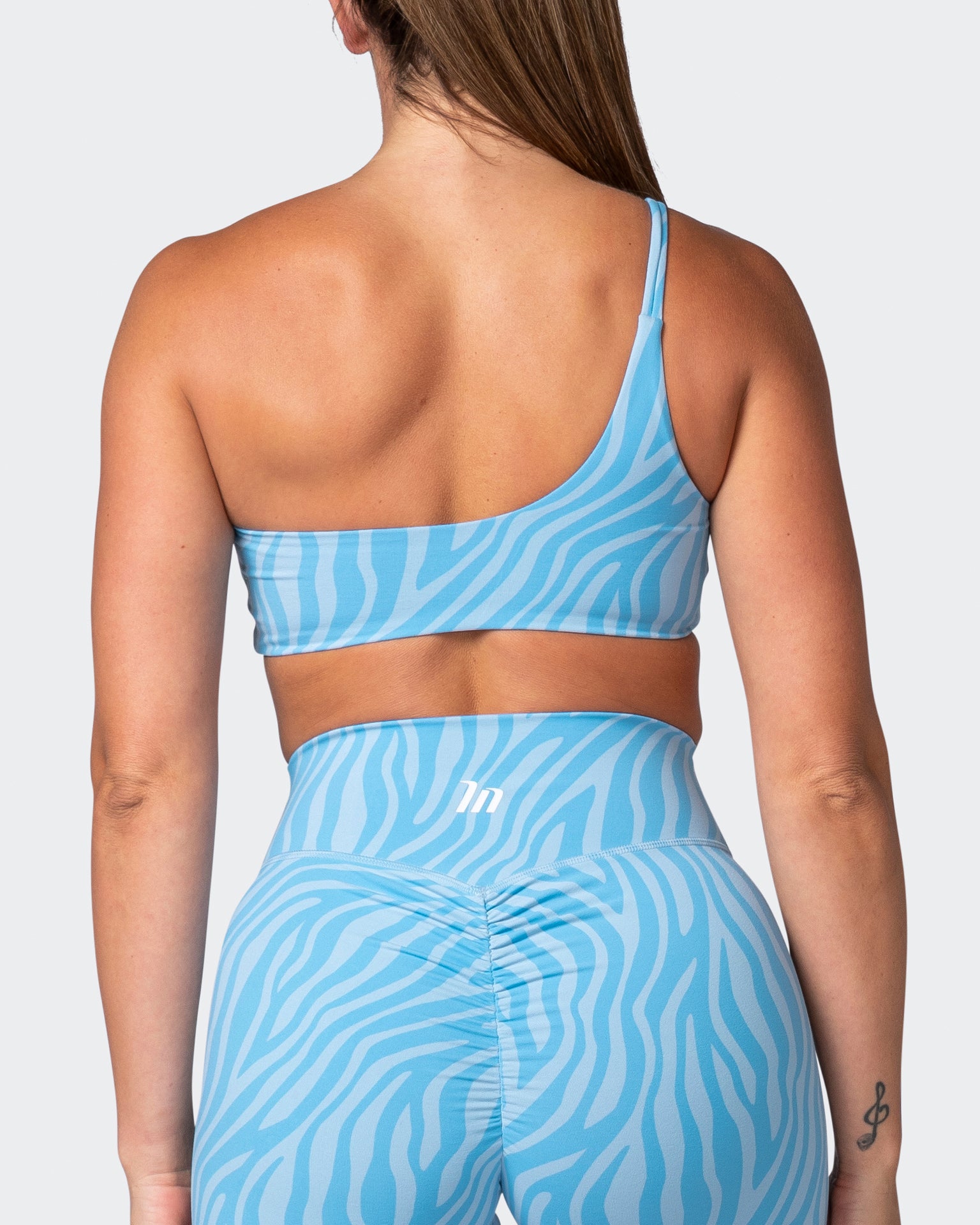 Movement One Shoulder Bralette - Alaska Zebra Print-Bralettes-XS-112243ASKZEBPR-XS-MNAPPRL19909-6-Muscle Nation