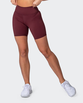 Motion Bike Shorts - Dark Plum-Shorts-XXS-MNAPPRL21207-MNAPPRL21207-1-Muscle Nation