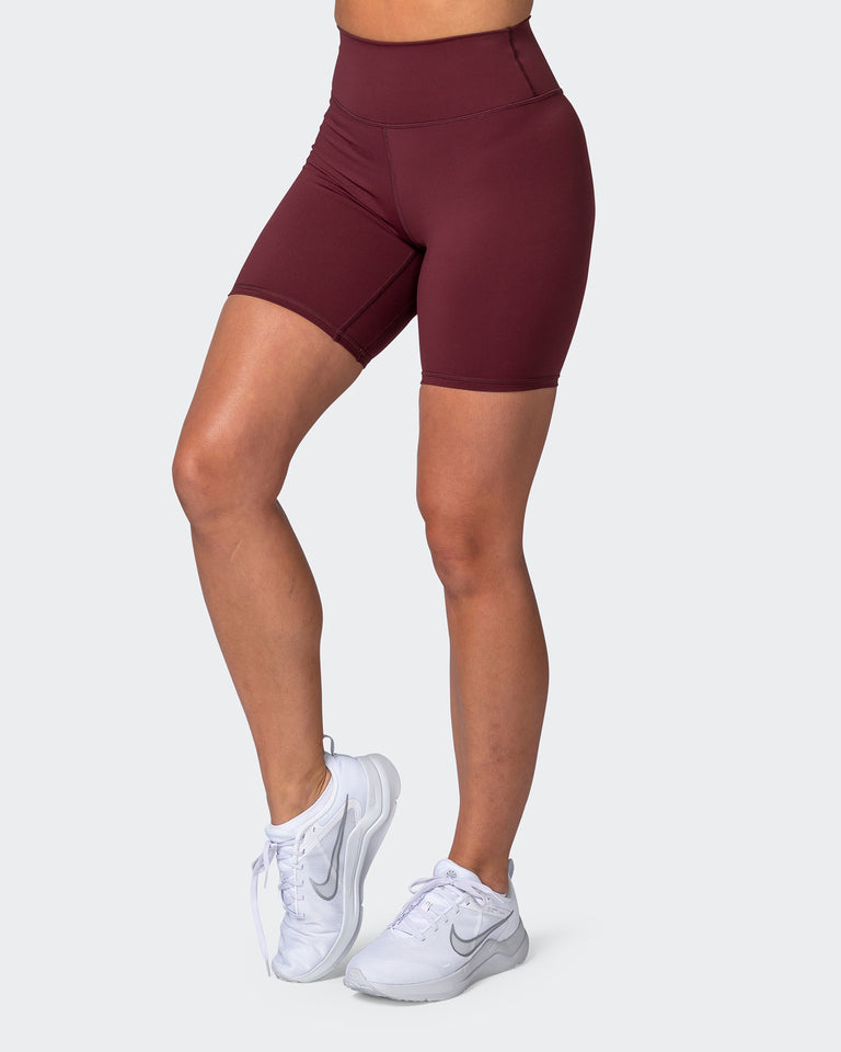 Motion Bike Shorts - Dark Plum-Shorts-XXS-MNAPPRL21207-MNAPPRL21207-3-Muscle Nation