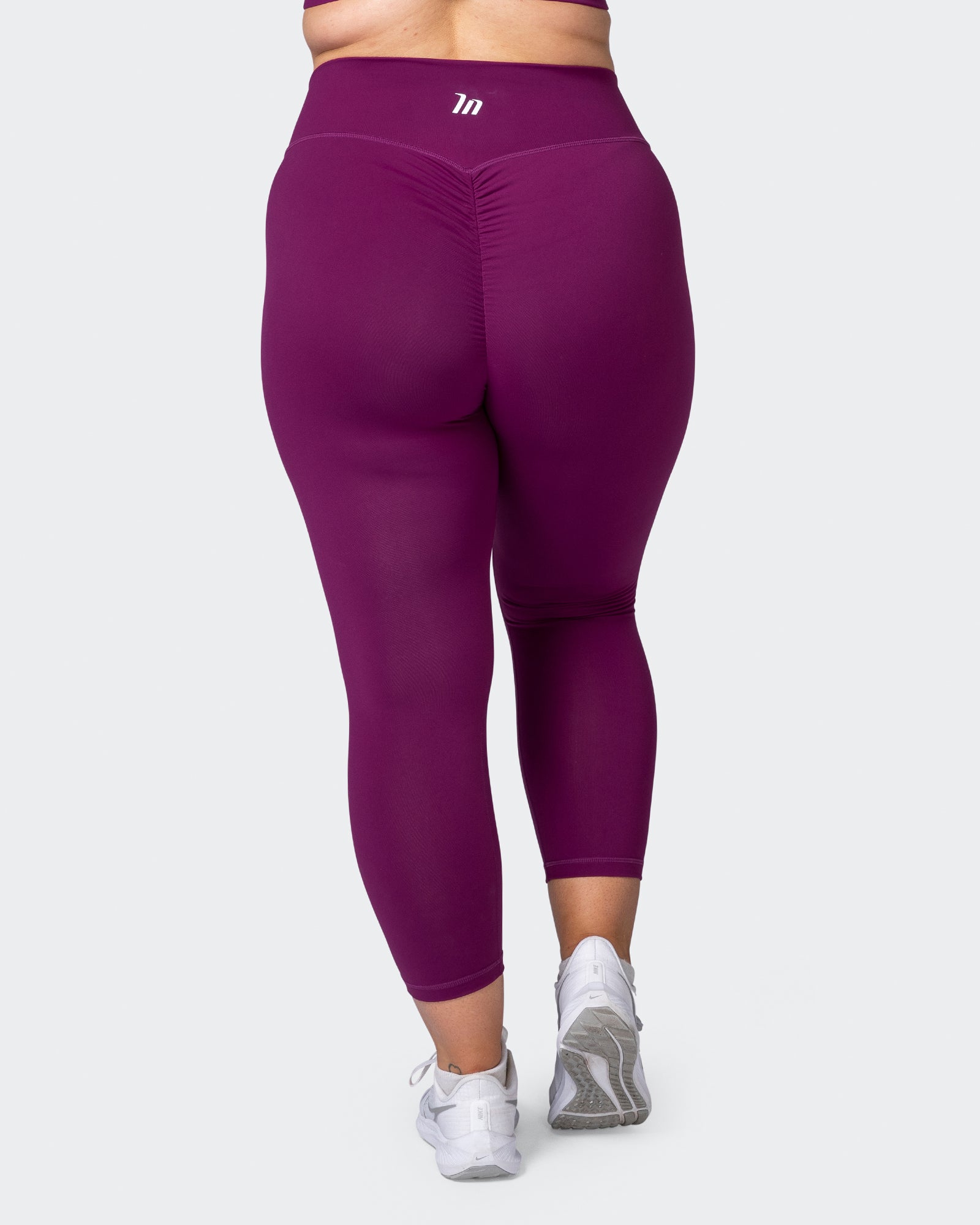 Signature Scrunch 7/8 Leggings - Huckleberry-Leggings-XXS-112262HUKBRY-XXS-MNAPPRL21139-6-Muscle Nation