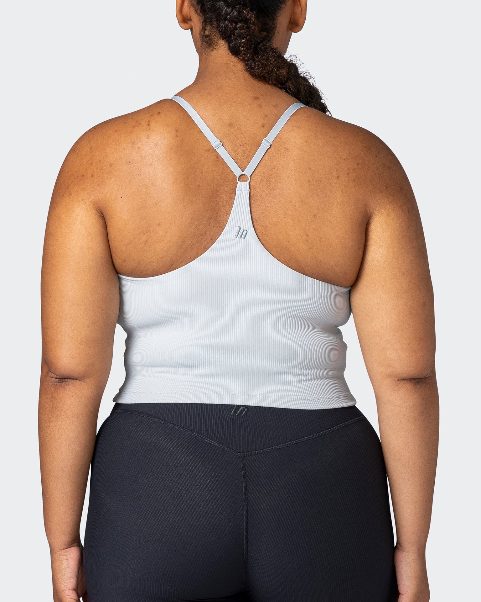 Summertime Rib Cropped Tank - Quiet Grey-Singlets & Tanks-XXS-112265QUTGRY-XXS-MNAPPRL19512-6-Muscle Nation