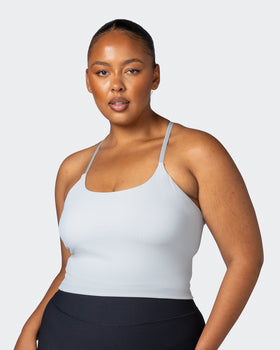 Summertime Rib Cropped Tank - Quiet Grey-Singlets & Tanks-XXS-112265QUTGRY-XXS-MNAPPRL19512-1-Muscle Nation