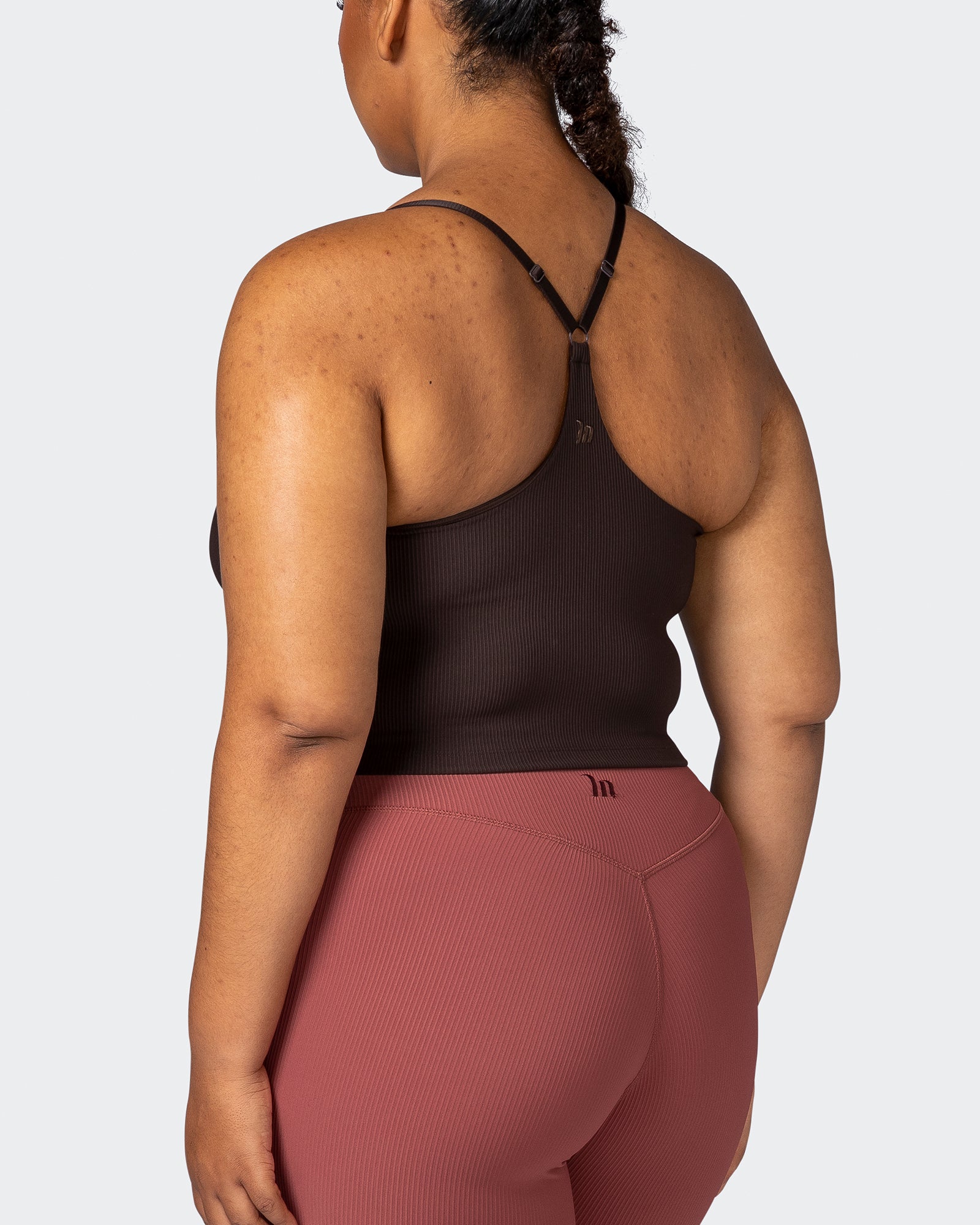 Summertime Rib Cropped Tank - Cocoa-Singlets & Tanks-XXS-112265COCOA-XXS-MNAPPRL19494-6-Muscle Nation