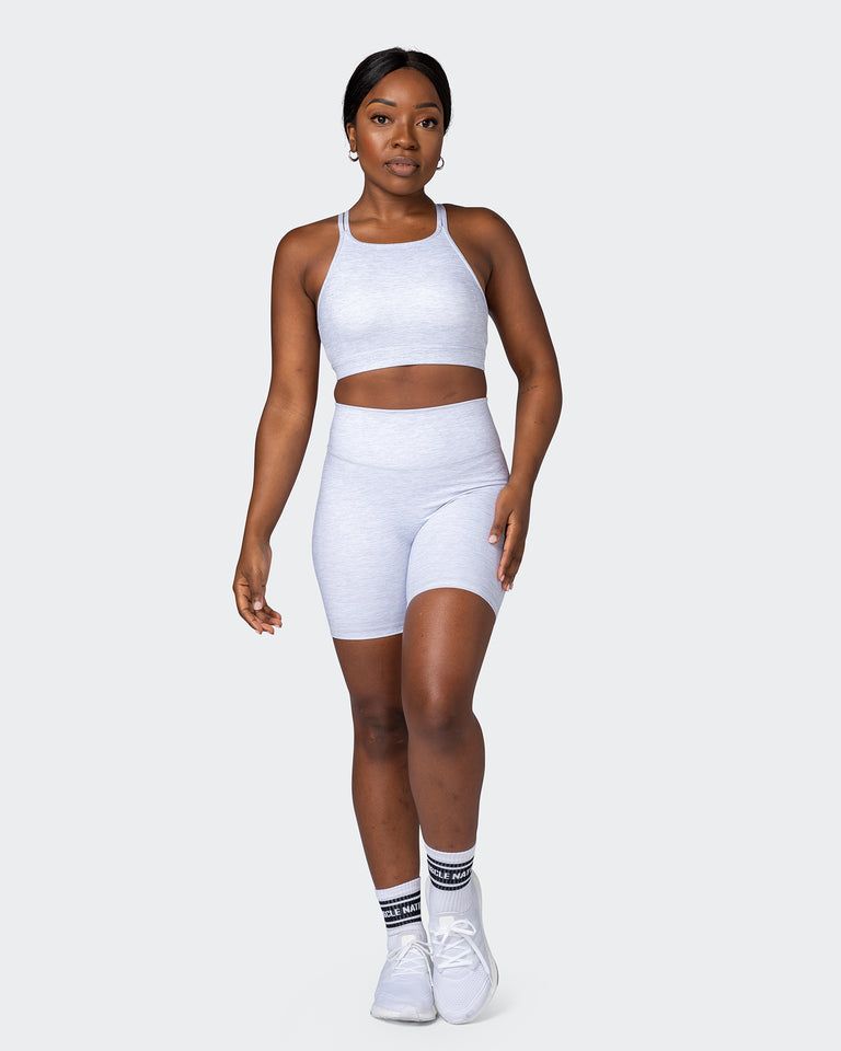 Aim High Bra - White Grey Marl-Sports Bras-XS-112217WHTGMRL-XS-MNAPPRL18995-7-Muscle Nation