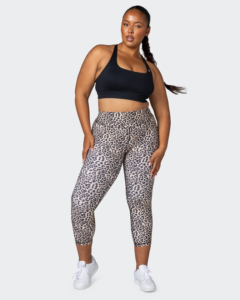 Signature Scrunch 7/8 Leggings - Yellow Leopard-Leggings-XXS-MNAPPRL7733-MNAPPRL7733-7-Muscle Nation
