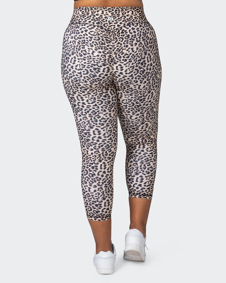 Signature Scrunch 7/8 Leggings - Yellow Leopard-Leggings-XXS-MNAPPRL7733-MNAPPRL7733-6-Muscle Nation