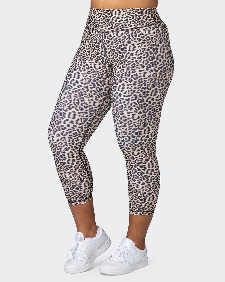 Signature Scrunch 7/8 Leggings - Yellow Leopard-Leggings-XXS-MNAPPRL7733-MNAPPRL7733-3-Muscle Nation