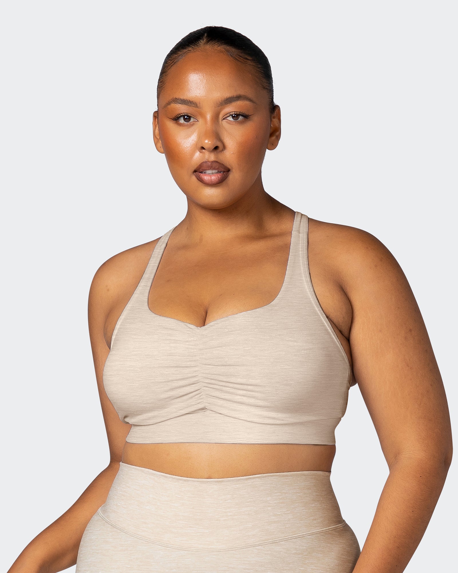 Purpose Bra - Almond Marl-Sports Bras-XS-112218ALMDMAR-XS-MNAPPRL19067-1-Muscle Nation
