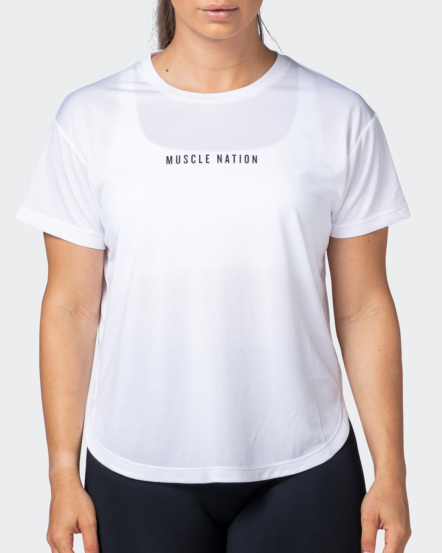 Limitless Training Tee - White-T-Shirts-XXS-112245WHT-XXS-MNAPPRL20003-2-Muscle Nation
