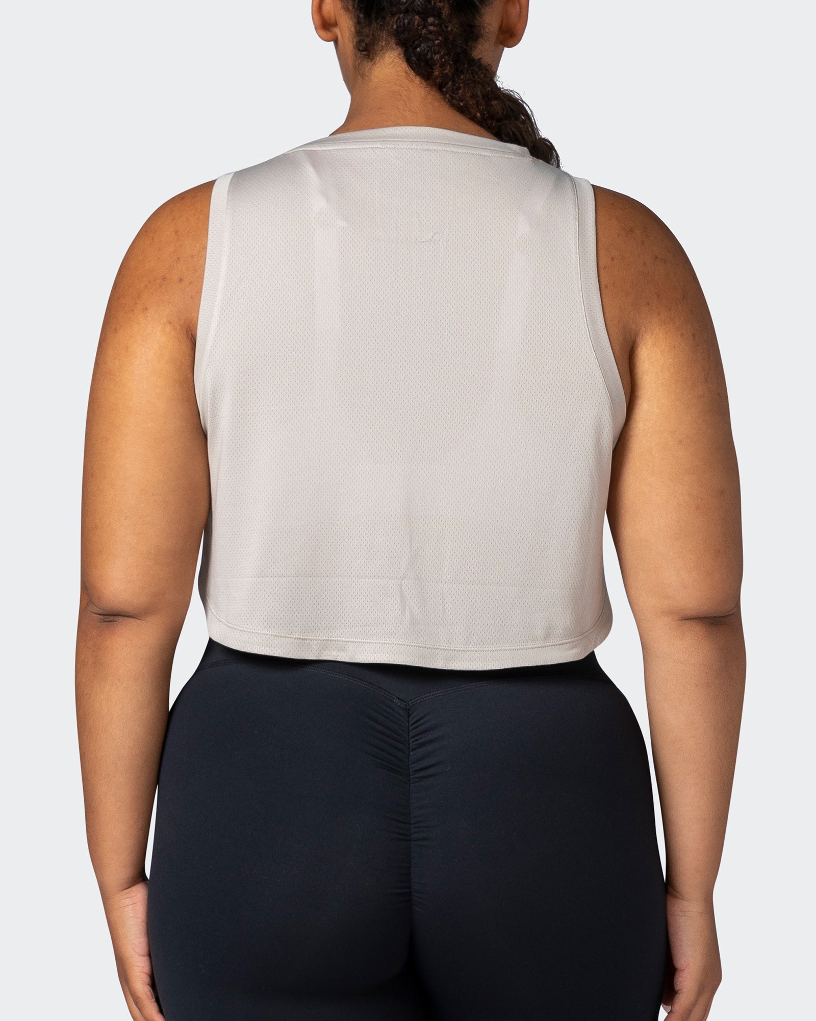 Limitless Cropped Training Tank - Bone-Singlets & Tanks-XXS-112244BNE-XXS-MNAPPRL19985-6-Muscle Nation