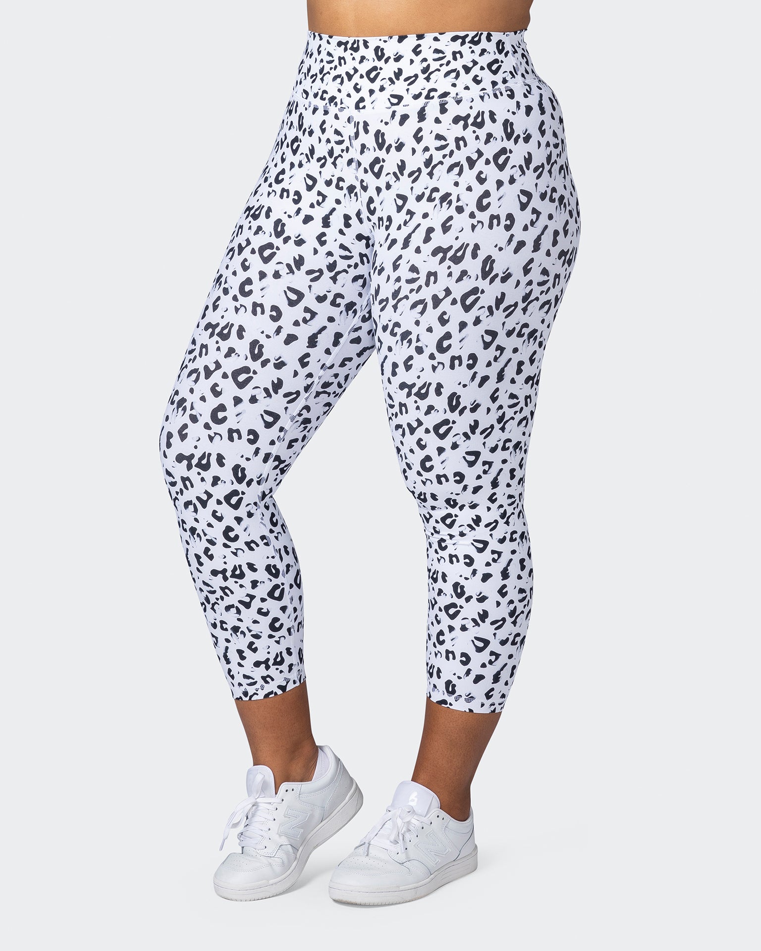 Signature Scrunch 7/8 Leggings - Snow Leopard-Leggings-XXS-MNAPPRL7734-MNAPPRL7734-3-Muscle Nation