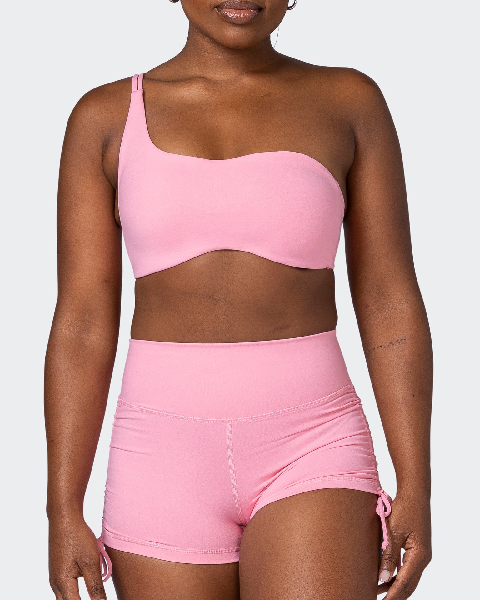 Movement One Shoulder Bralette - Strawberry Pink-Bralettes-XS-112243STWBRPIK-XS-MNAPPRL19853-2-Muscle Nation