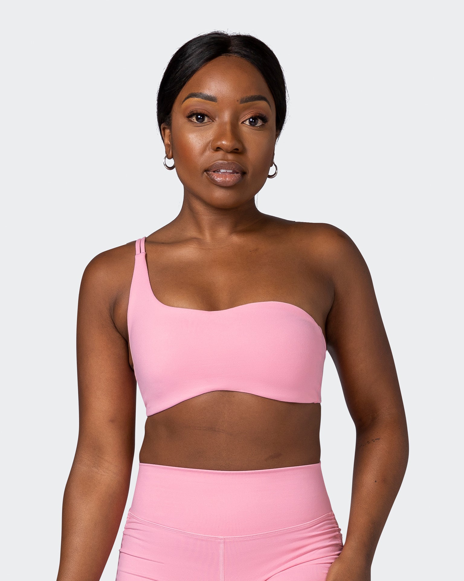 Movement One Shoulder Bralette - Strawberry Pink-Bralettes-XS-112243STWBRPIK-XS-MNAPPRL19853-1-Muscle Nation
