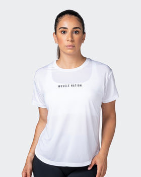 Limitless Training Tee - White-T-Shirts-XXS-112245WHT-XXS-MNAPPRL20003-1-Muscle Nation