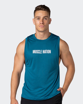 Burly Training Tank - Marine-Singlets & Tanks-S-112257MARINE-S-MNAPPRL18655-1-Muscle Nation