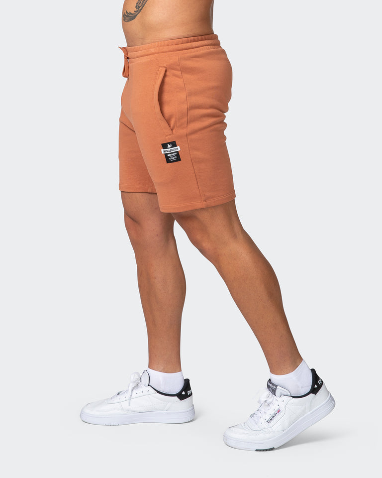 Infinite Vintage Shorts - Washed Sandstone-Shorts-S-062216WSHSAND-S-MNAPPRL15532-4-Muscle Nation