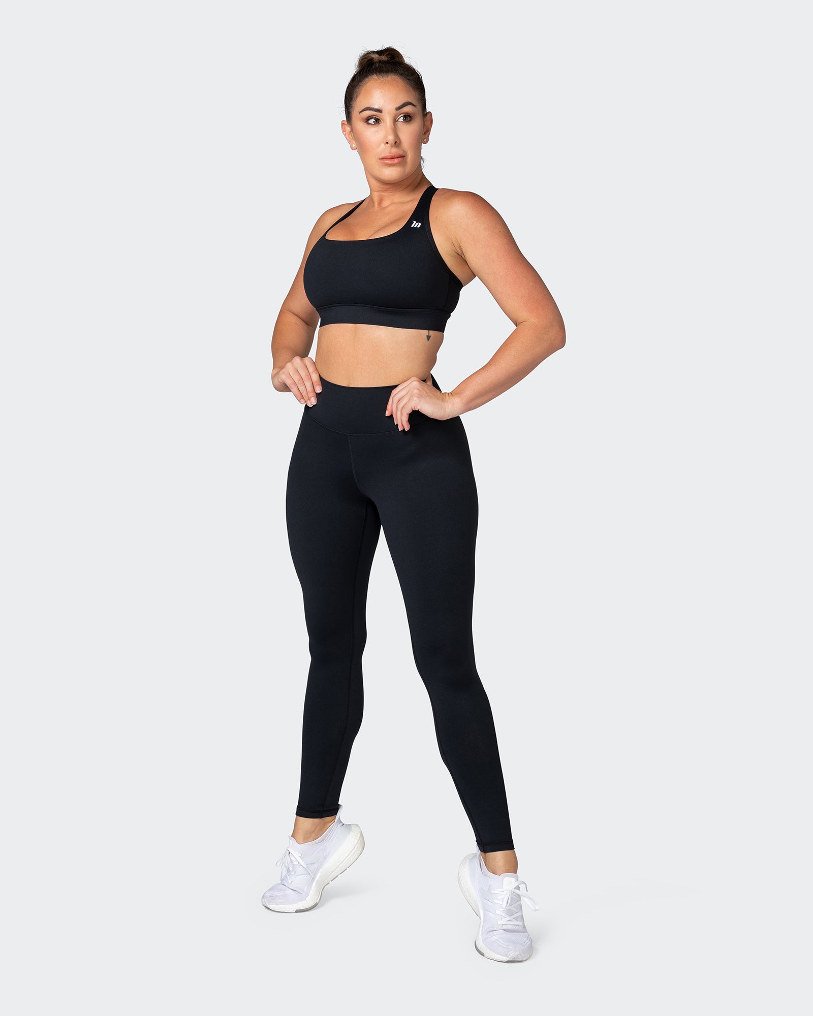 Brace Yourself Bra - Black-Sports Bras-XS-112253BLK-XS-MNAPPRL20039-8-Muscle Nation