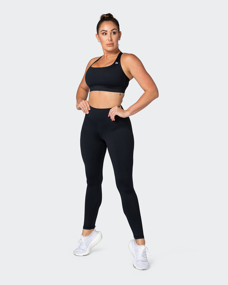 Brace Yourself Bra - Black-Sports Bras-XS-112253BLK-XS-MNAPPRL20039-8-Muscle Nation