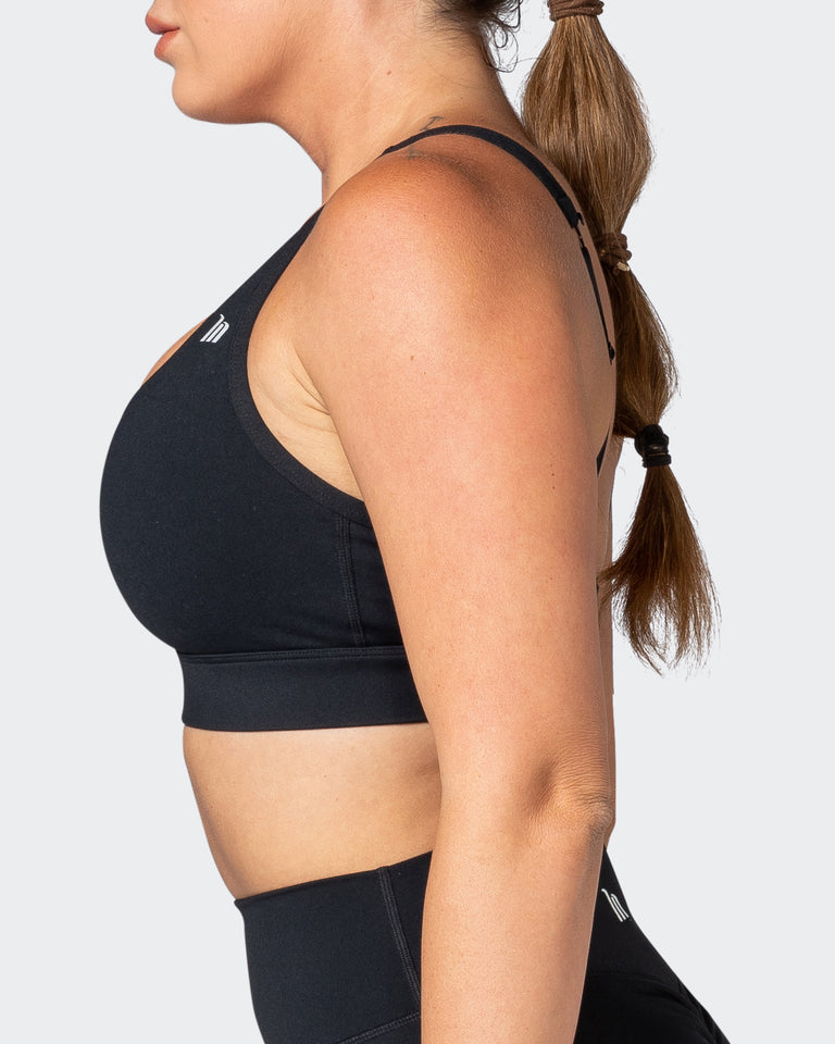 Brace Yourself Bra - Black-Sports Bras-XS-112253BLK-XS-MNAPPRL20039-4-Muscle Nation