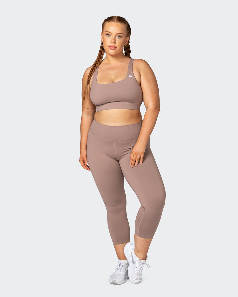 Brace Yourself Bra - Praline-Sports Bras-XS-082271PRLN-XS-MNAPPRL21428-8-Muscle Nation