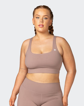 Brace Yourself Bra - Praline-Sports Bras-XS-082271PRLN-XS-MNAPPRL21428-1-Muscle Nation