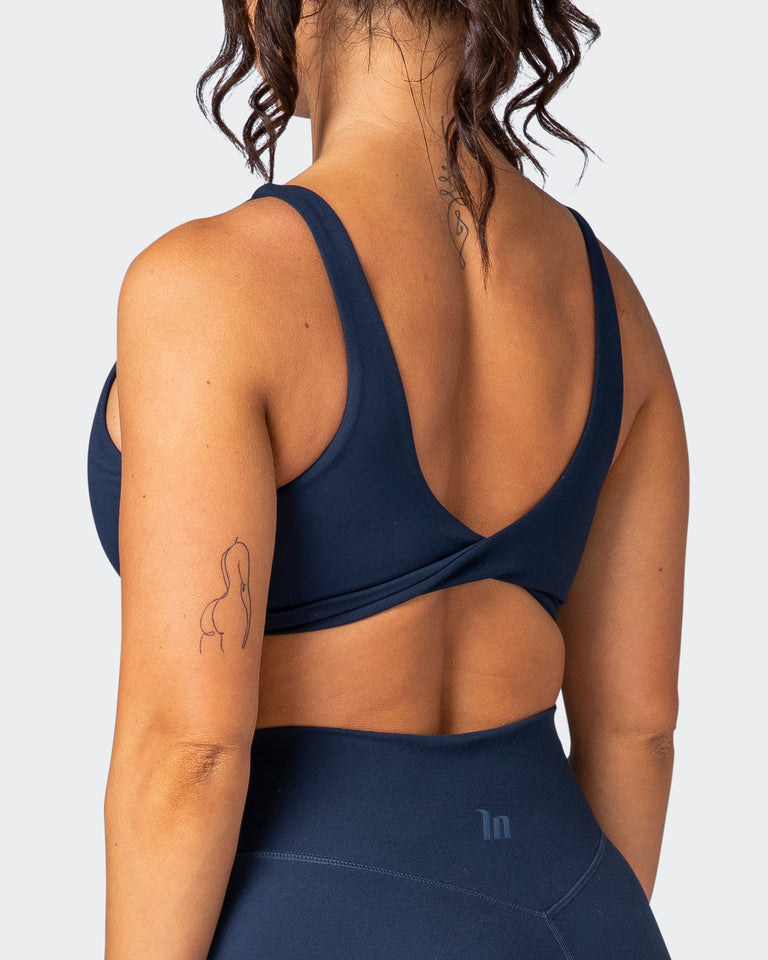 Demi Bralette - Navy-Bralettes-XS-092240NAVY-XS-MNAPPRL17088-5-Muscle Nation