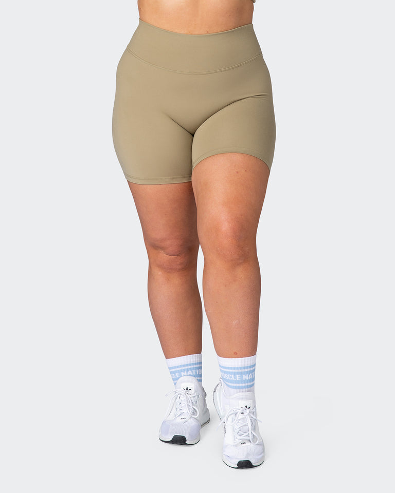 Zero Rise Everyday Bike Shorts - Sea Kelp-Shorts-XXS-092251SEAKLP-XXS-MNAPPRL17243-2-Muscle Nation
