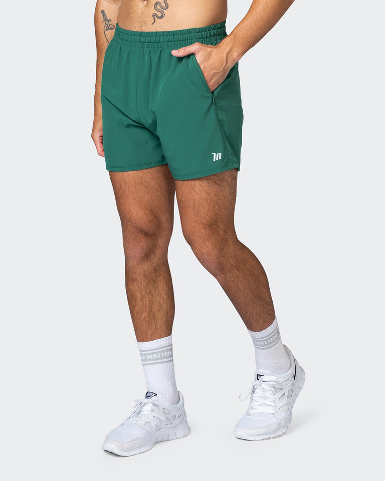 New Heights 4" Shorts - Antique Green-Shorts-S-092233ANTQGRN-S-MNAPPRL21086-1-Muscle Nation