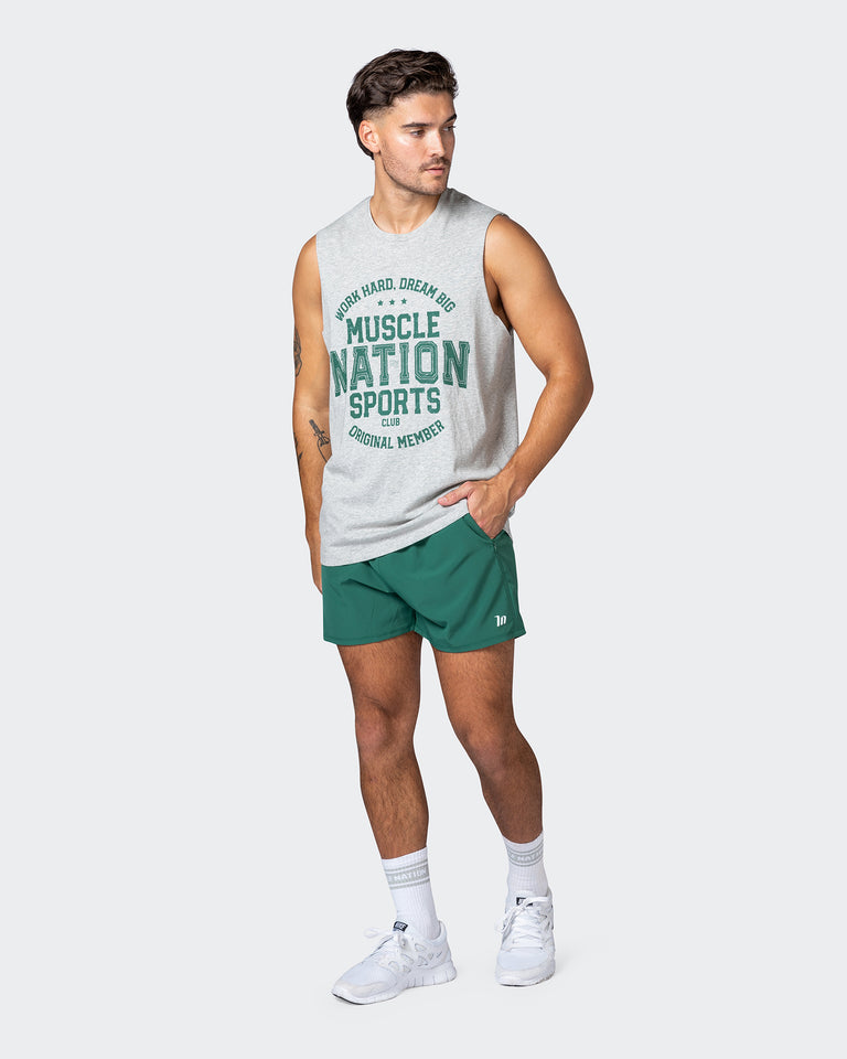 New Heights 4" Shorts - Antique Green-Shorts-S-092233ANTQGRN-S-MNAPPRL21086-7-Muscle Nation
