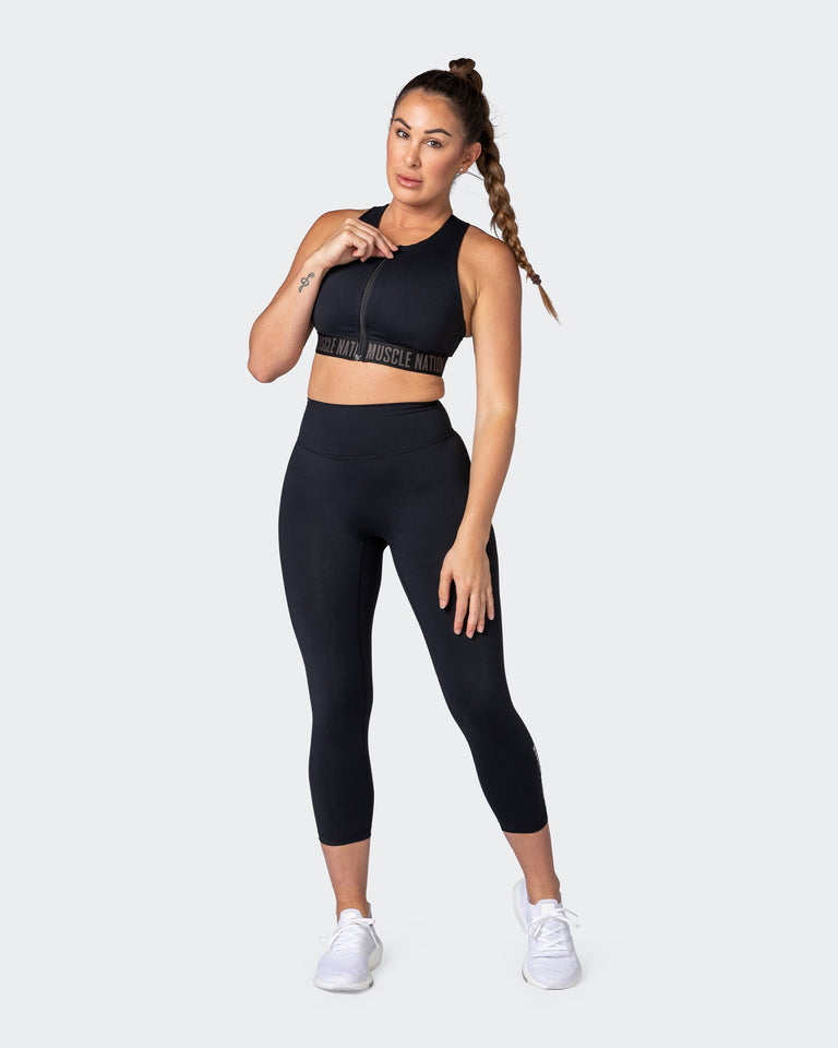 Breakpoint Bra - Black-Sports Bras-XS-082204BLK-XS-MNAPPRL17488-7-Muscle Nation