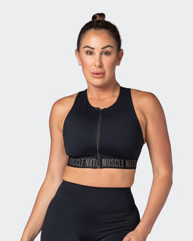 Breakpoint Bra - Black-Sports Bras-XS-082204BLK-XS-MNAPPRL17488-1-Muscle Nation