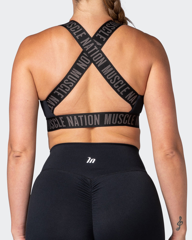 Breakpoint Bra - Black-Sports Bras-XS-082204BLK-XS-MNAPPRL17488-6-Muscle Nation