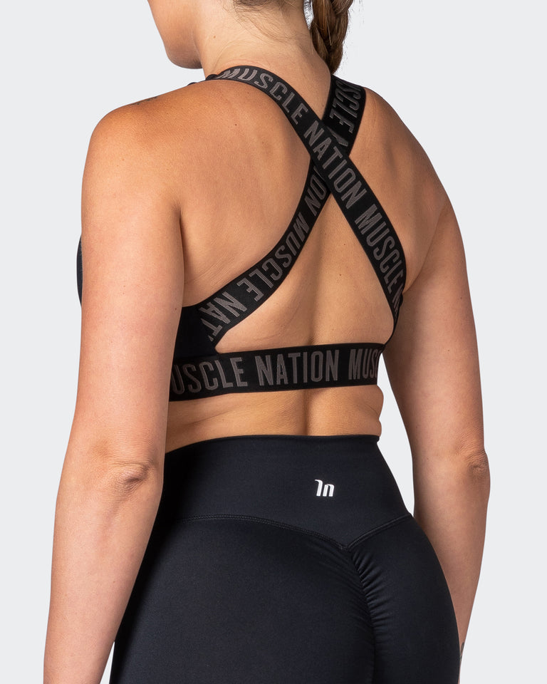 Breakpoint Bra - Black-Sports Bras-XS-082204BLK-XS-MNAPPRL17488-5-Muscle Nation