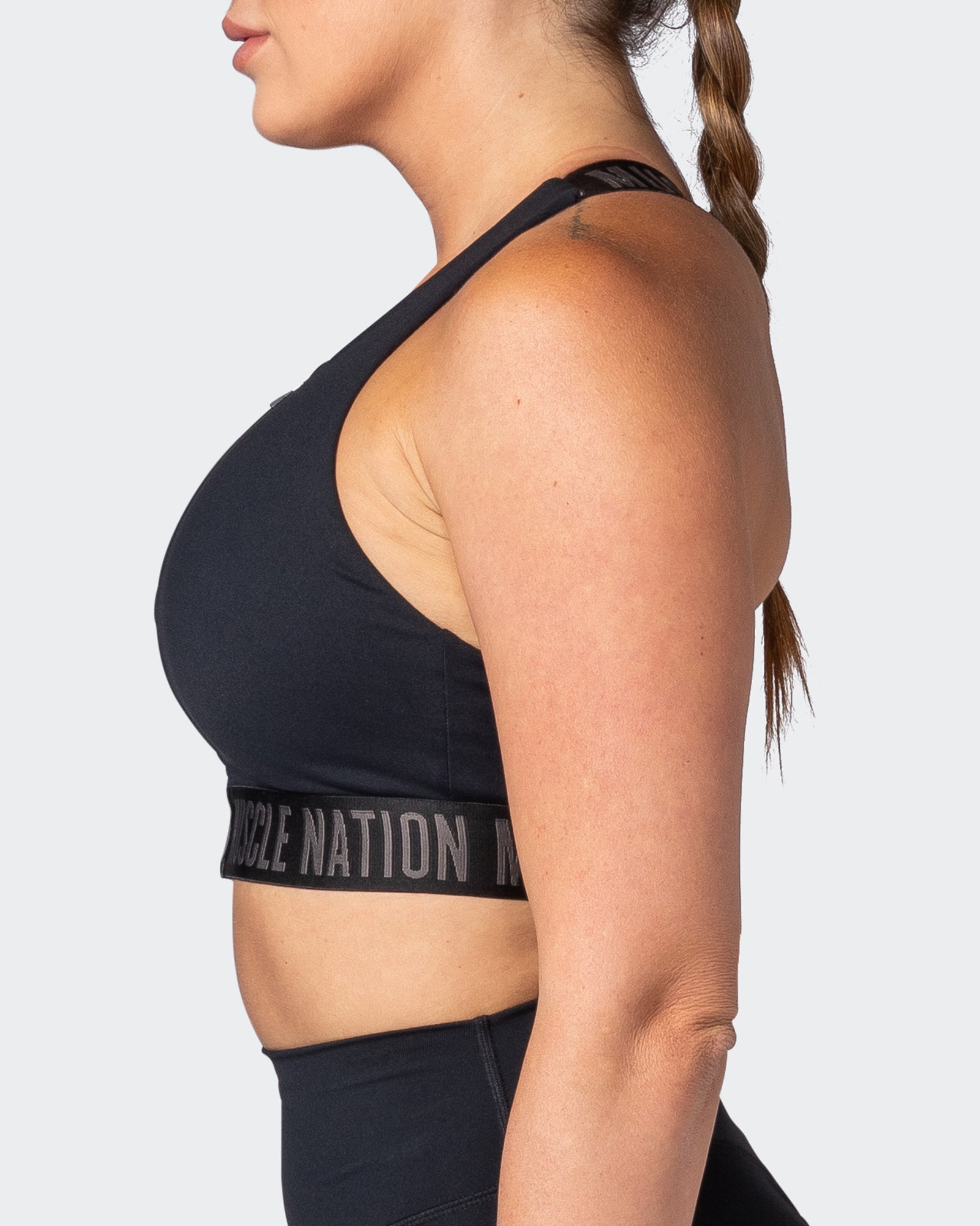 Breakpoint Bra - Black-Sports Bras-XS-082204BLK-XS-MNAPPRL17488-4-Muscle Nation
