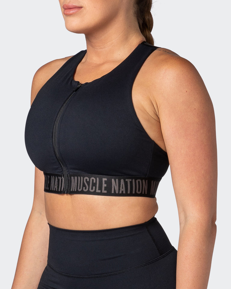 Breakpoint Bra - Black-Sports Bras-XS-082204BLK-XS-MNAPPRL17488-3-Muscle Nation