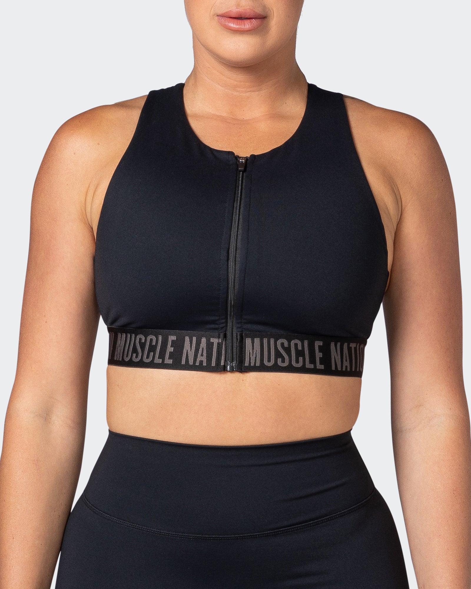 Breakpoint Bra - Black-Sports Bras-XS-082204BLK-XS-MNAPPRL17488-2-Muscle Nation