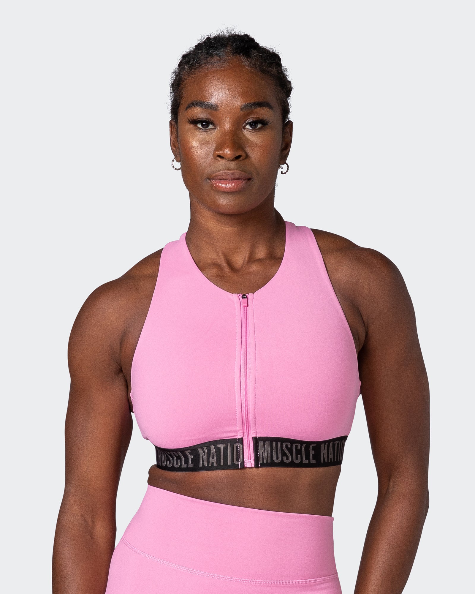 Breakpoint Bra - Candy Pink-Sports Bras-XS-082204CPNK-XS-MNAPPRL17512-2-Muscle Nation