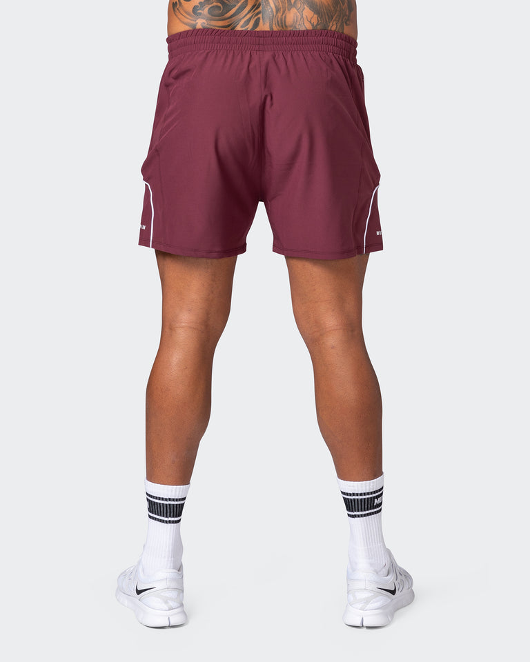 Deuce Training Shorts - Wine-Shorts-S-082223WINE-S-MNAPPRL17899-6-Muscle Nation